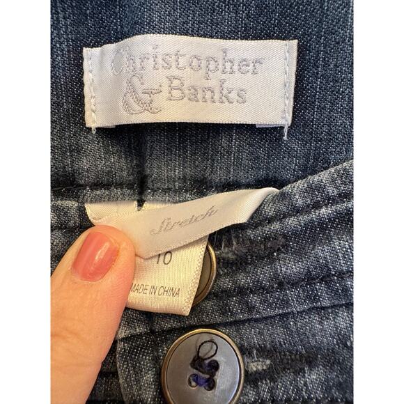 Christopher & Banks Size 10 mom jeans - Picture 3 of 5